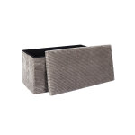 Banc - coffre pliable uni c�tel� - blancheporte