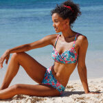 Bas de maillot de bain forme midi imprim bawa - blancheporte