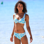 Bas de maillot de bain forme midi imprimé linao - blancheporte Bas de maillot de bain forme midi imprimé linao - blancheporte