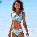 Bas de maillot de bain forme midi imprim� linao - blancheporte