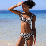 Bas de maillot de bain forme midi imprim linao - blancheporte