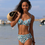 Bas de maillot de bain taille haute imprim� tanza - blancheporte