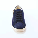 Basket basse zippe en cuir souple effet iris - blancheporte