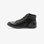 Baskets effet python - noir - blancheporte