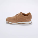 Baskets zipp�es en cuir souple � semelle bimati�re - blancheporte