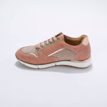 Baskets zippes et  lacets en cuir - blancheporte