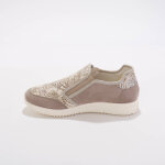 Baskets zipp�es sp�cial pieds sensibles en tissu extensible - blancheporte