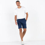 Bermuda chino ceinture arrondie sous le ventre - blancheporte