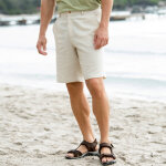 Bermuda coton - lin, 3 / 4 lastiqu - blancheporte