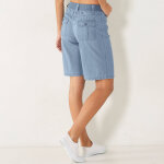 Bermuda denim ceinture maille - blancheporte