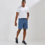 Bermuda denim l�ger �lastiqu� - blancheporte