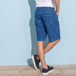 Bermuda denim lger lastiqu - blancheporte