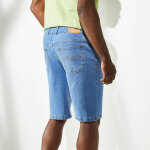 Bermuda denim stretch ceinture lastique cts - blancheporte