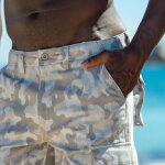 Bermuda toile imprim camouflage - blancheporte