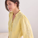 Blouse ample, manches 3 / 4 brod�es - blancheporte
