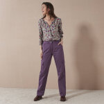 Blouse manches 3 / 4, imprime fleurs - blancheporte