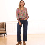 Blouse smocks paules imprim fleuri - blancheporte