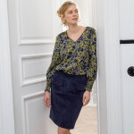 Blouse smocks paules imprim fleuri - blancheporte