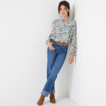 Chemisier volant imprim, crpon - blancheporte