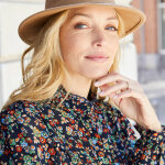 Blouse volante imprime, crpon - blancheporte
