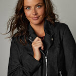 Blouson zipp� col tailleur pressionn�, su�dine - blancheporte