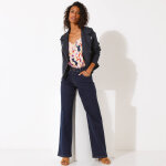 Blouson zipp col tailleur pressionn, sudine - blancheporte