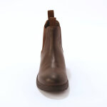 Boots chelsea cuir côtés Élastiqués semelle Épaisse - blancheporte Boots chelsea cuir côtés Élastiqués semelle Épaisse - blancheporte