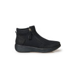 Boots compenses en crote de cuir - 40 - noir - pdiconfort