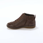 Boots dtente laces et zippes en cuir - blancheporte