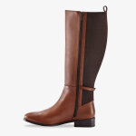 Bottes cavalires en cuir, spcial larges mollets - blancheporte