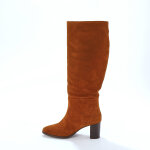Bottes en cuir suédé - blancheporte Bottes en cuir suédé - blancheporte