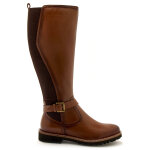 Bottes en cuir zippées et Élastiquées, largeur confort - pédiconfort Bottes en cuir zippées et Élastiquées, largeur confort - pédiconfort