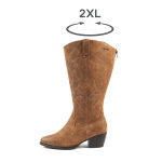 Bottes style santiags irina vario 2xl - 40 - taupe - gabylou