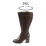 Bottes  talon romy vario 3xl - 37 - marron - gabylou