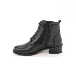 Bottines en cuir confort  lacets - blancheporte