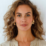 Boucles d'oreilles ptales dors - blancheporte