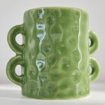 Bougie c�ramique verte - blancheporte