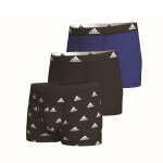 Boxer classique en coton active flex - lot de 3 - adidas