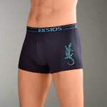 Boxer ferm� �lastiqu� motif  salamandre  - lot de 4 - blancheporte