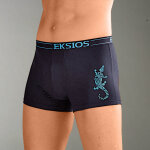 Boxer ferm lastiqu motif  salamandre  - lot de 4 - blancheporte