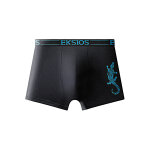 Boxer ferm� �lastiqu� motif  salamandre  - lot de 4 - blancheporte