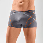 Boxer ferm� uni �lastiqu� surpiq�res contrast�es - lot de 4 - blancheporte