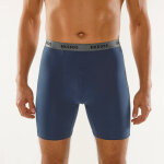 Boxer long imprim� c�t� coupe short - lot de 2 - blancheporte