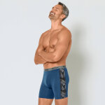 Boxer long imprim ct coupe short - lot de 2 - blancheporte