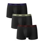 Boxer mix and colors dim - lot de 3 - 77 / 84 - noir / rouge / vert - dim