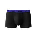 Boxer mix and colors dim - lot de 3 - 77 / 84 - bleu / noir / orange - dim