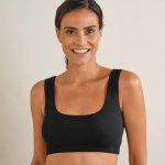 Brassi�re confort coton stretch doubl� sans armatures - lot de 2 - blancheporte