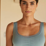 Brassi�re sans armatures coton stretch et dentelle - blancheporte