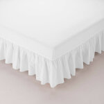 Cache - sommier intgral volant fantaisie - blancheporte
