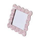 Cadre photo c�ramique carr� rose - blancheporte